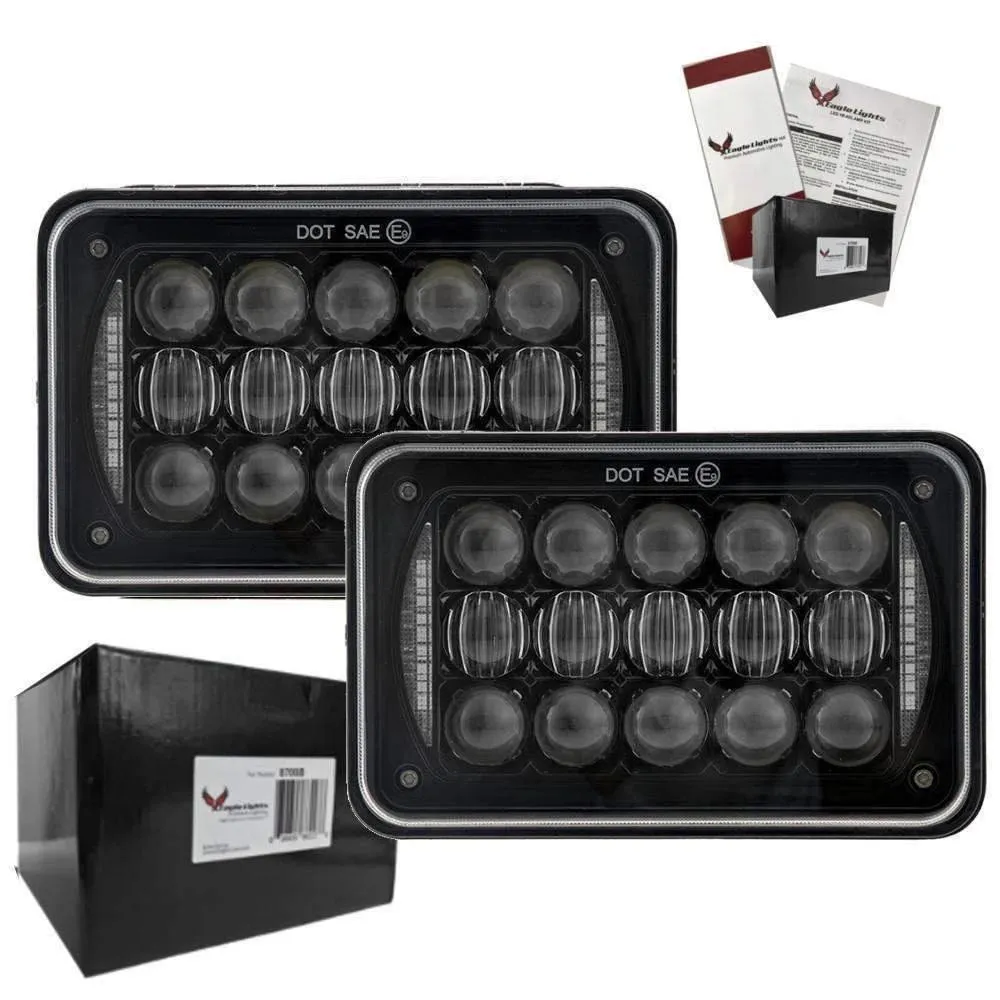 Eagle Lights 4627B-2 LED 4 x 6 Headlights - Double Pack