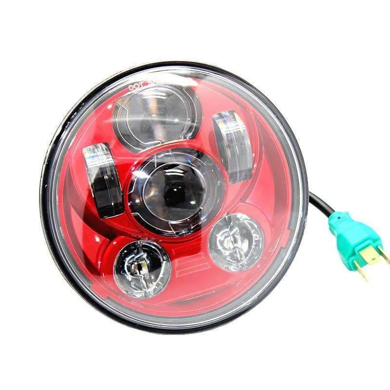 Eagle Lights 5 3/4" Generation III Red LED Projection Headlight - Color Matched