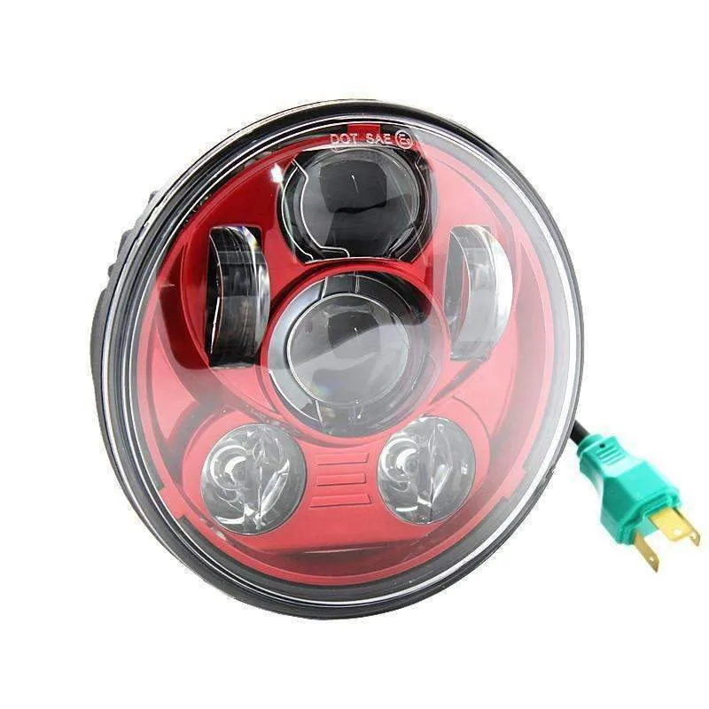Eagle Lights 5 3/4" Generation III Red LED Projection Headlight - Color Matched