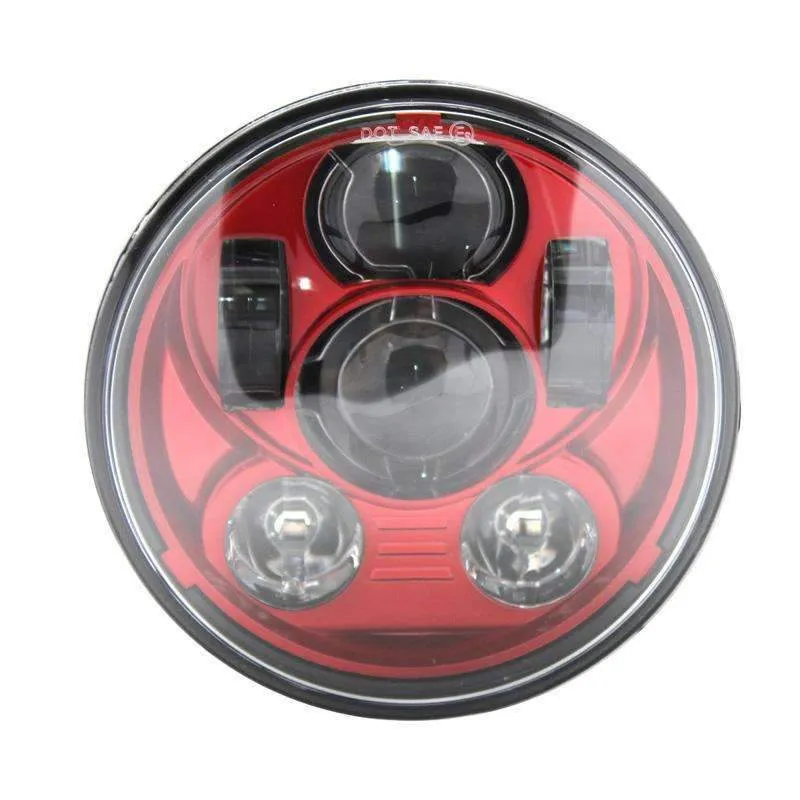 Eagle Lights 5 3/4" Generation III Red LED Projection Headlight - Color Matched