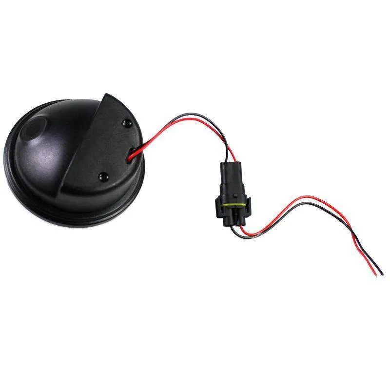 Eagle Lights Complex Reflector Series 7" Round LED Headlight with LED Passing Lights for Harley Davidson