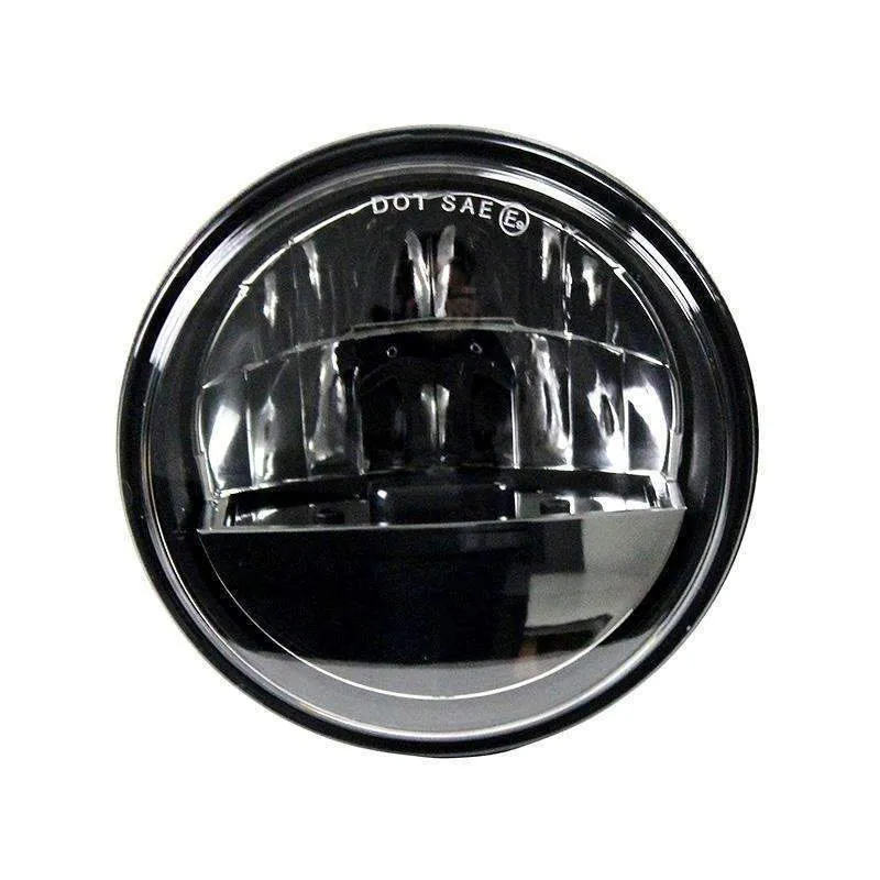 Eagle Lights Complex Reflector Series 7" Round LED Headlight with LED Passing Lights for Harley Davidson