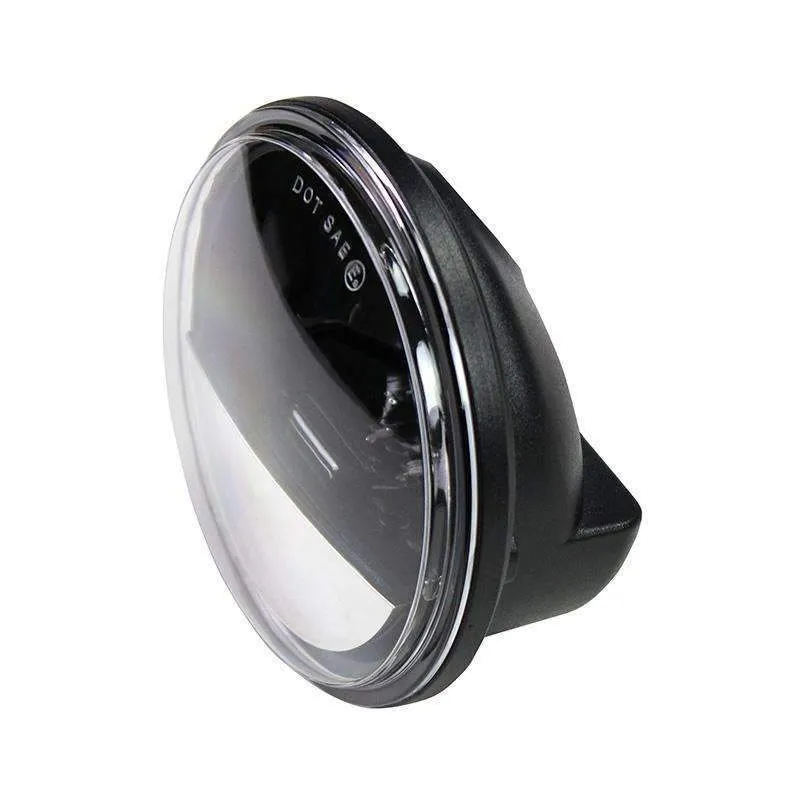 Eagle Lights Complex Reflector Series 7" Round LED Headlight with LED Passing Lights for Harley Davidson