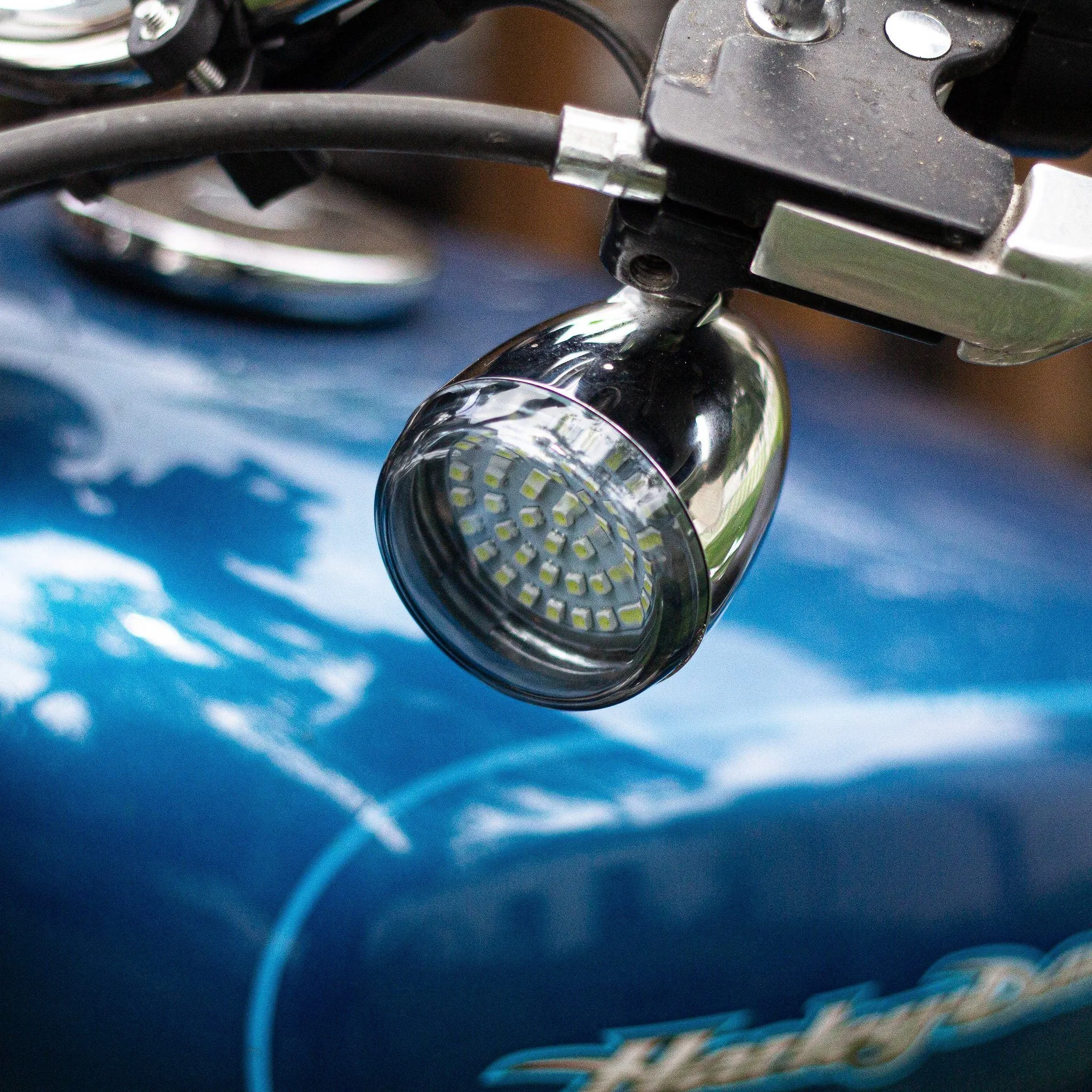 Eagle Lights LED Generation II Front and Halo Rear LED Turn Signals Kit for Harley Davidson Motorcycles - Front 1157 Base / Rear 1157 Base