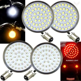 Eagle Lights LED Generation II Front and Rear LED Turn Signals Kit - Front 1157 Base / Rear 1157 Base