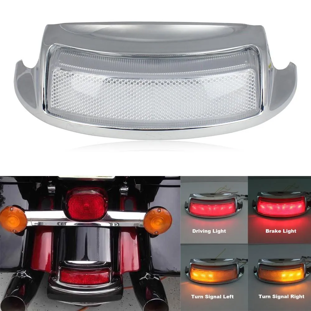 Eagle Lights LED Rear Fender Tip Upgrade Kit for 2009 and Newer Harley Davidson Electra Glide, Ultra Limited, Road Glide Models