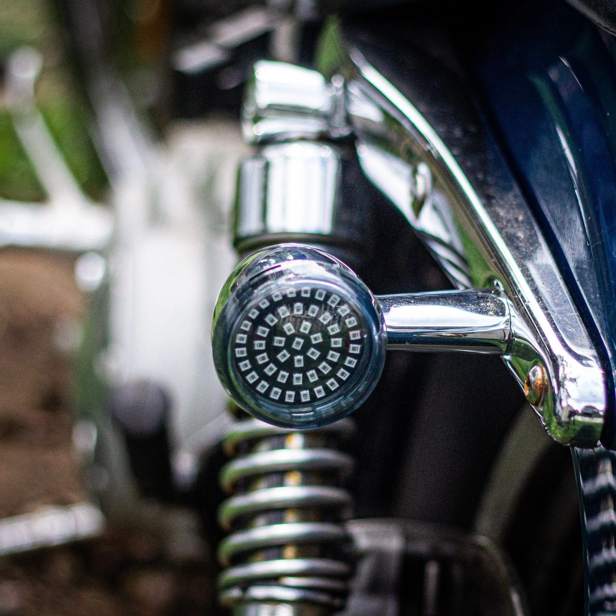 Eagle Lights Midnight Edition LED Premium Red Rear Turn Signals for Harley Davidson Motorcycles - 1156 Base / Red