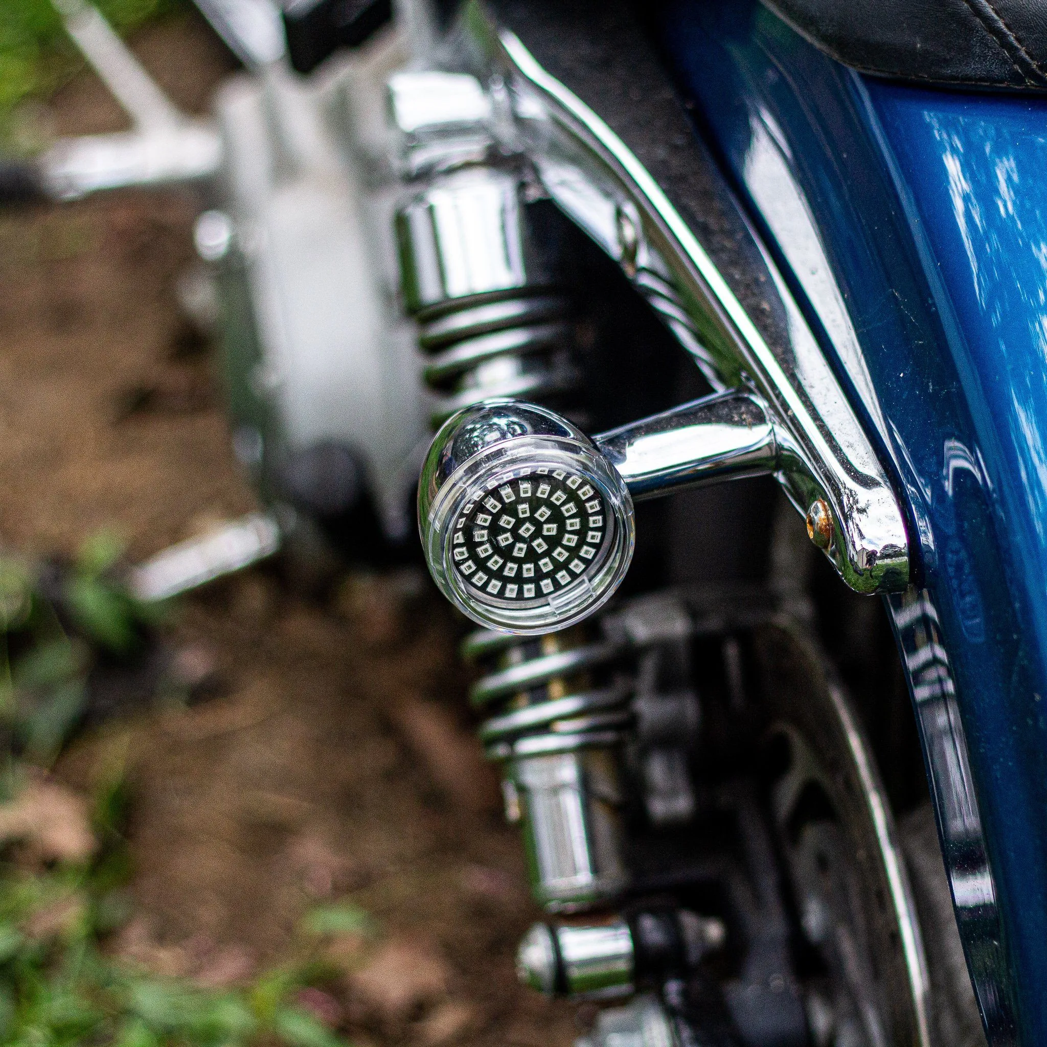 Eagle Lights Midnight Edition Rear LED Turn Signals, Running Lights and Strobing Brake Lights for Harley Davidson Motorcycle
