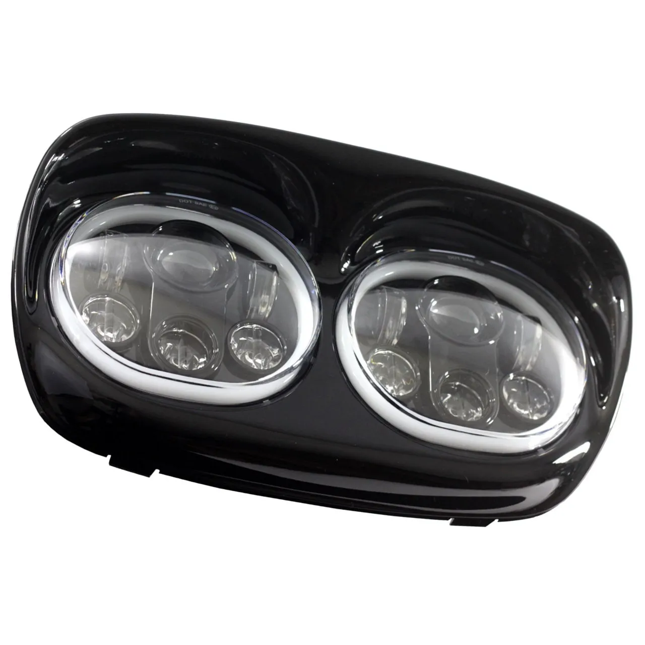 Eagle Lights Road Glide 1998 - 2013 LED Headlight w/Full Halo Ring- Harley Davidson