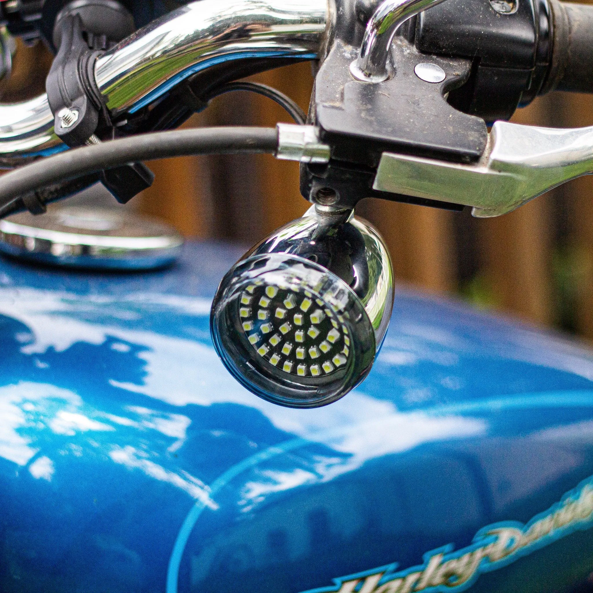 Eagle Lights SUNBURST 2" LED Turn Signals (Front (1157) and Rear (1157) LED Turn Signal Kit) For Harley Davidson