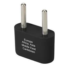 Europe & Asia Adapter Plug - Ungrounded