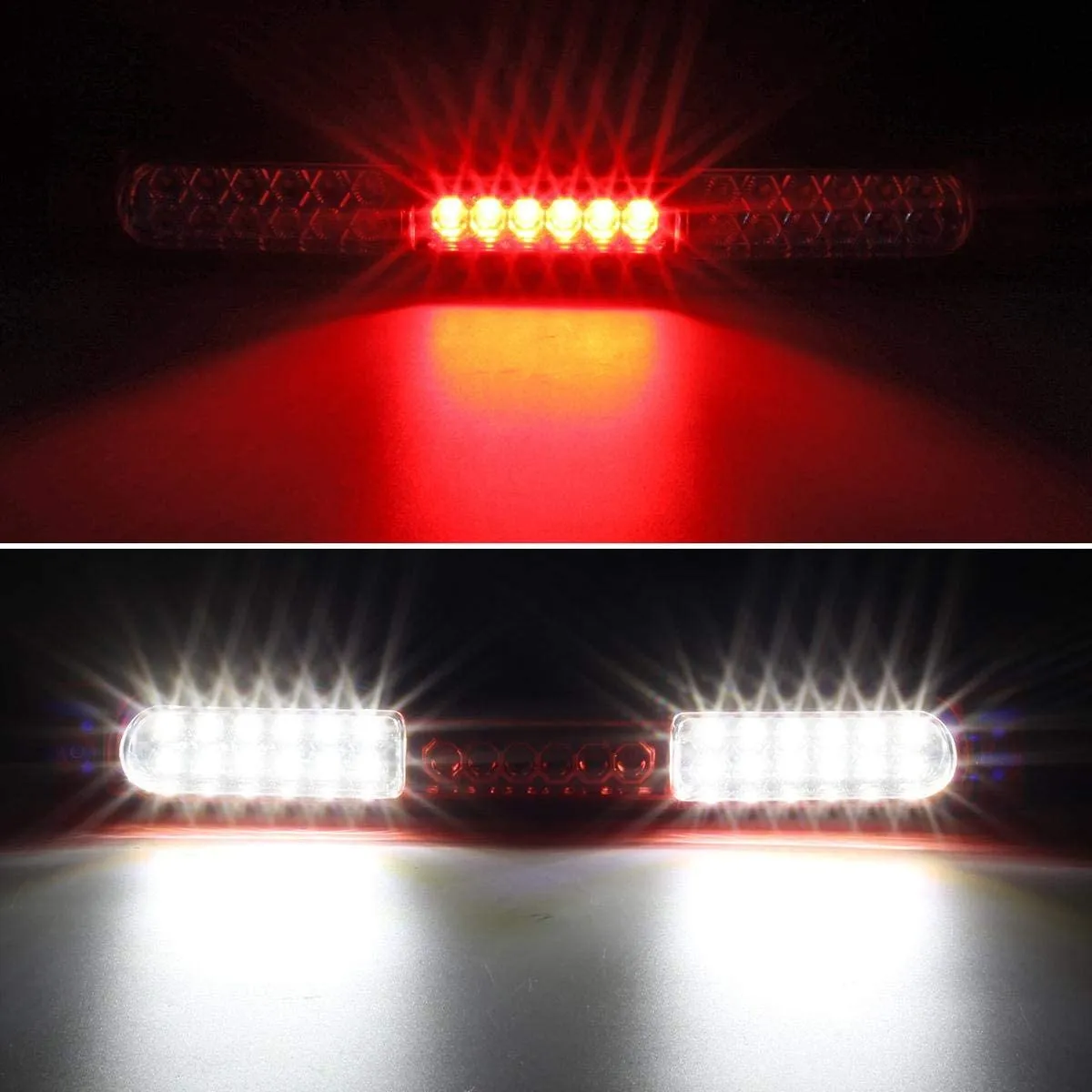 Ford F150 3rd Brake Light High Mount Stop Light 97-03/2004 F150 Heritage Third Brake Light LED Rear Cab Roof Center Mount Brake Stop Tail Cargo Light Lamp
