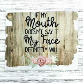 Funny sarcastic quote printed mouse mat