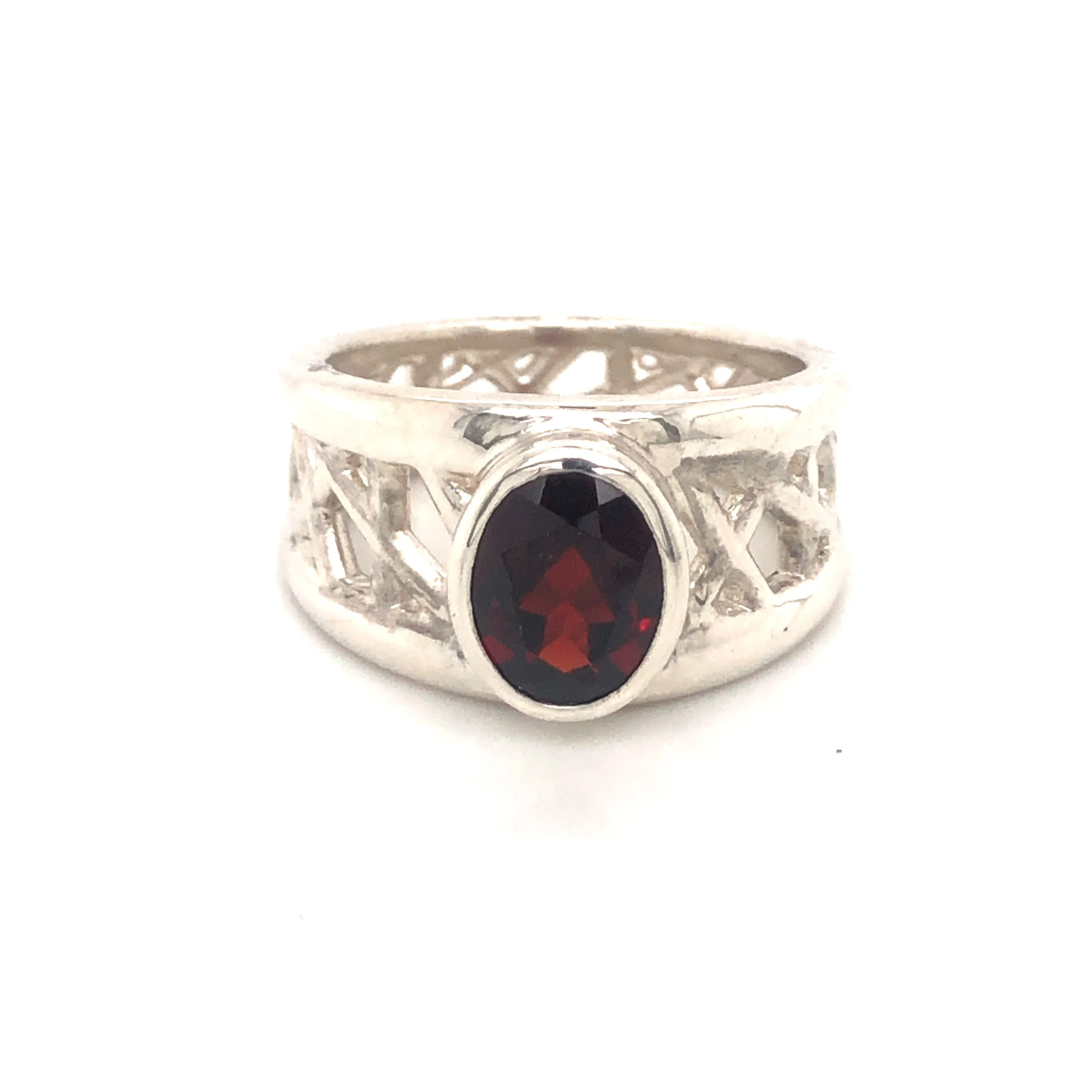 Garnet Connection Ring