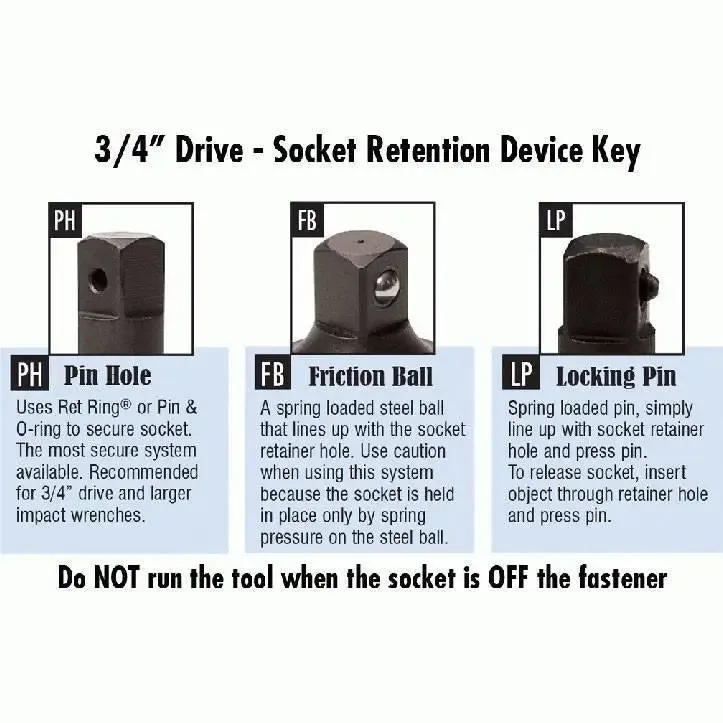 GP 1" Drive Adapters