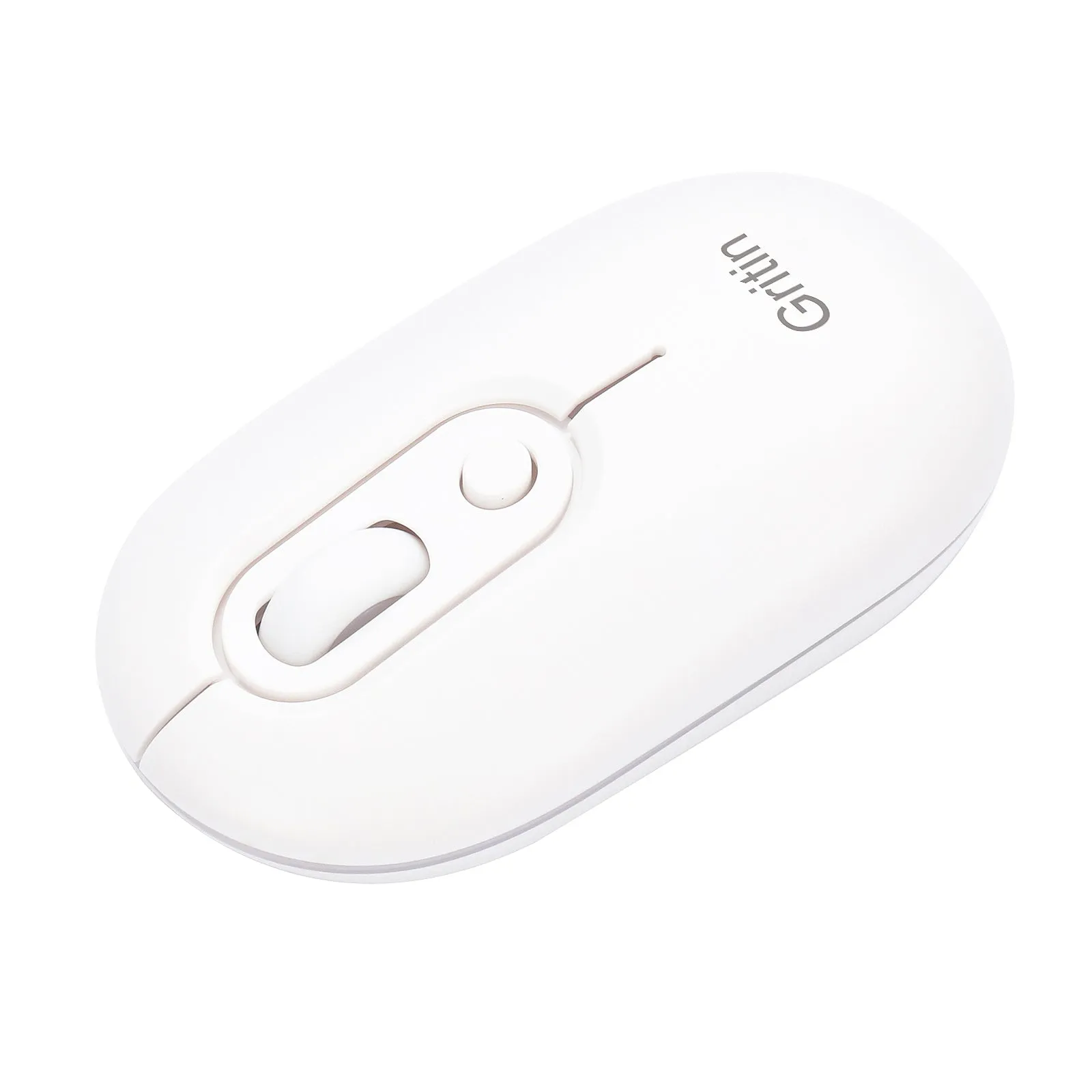 Gritin Bluetooth Mouse, 1600DPI Wireless Mouse, Portable, Lightweight, Smooth Tracking, Silent Computer Mice with RGB Lights, Compatible with Laptop PC Computer, Windows Mac OS