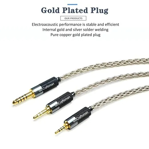 GUCraftsman 2.5mm <-> 4.4mm & 3.5mm To 2.5mm/4.4mm Adapter