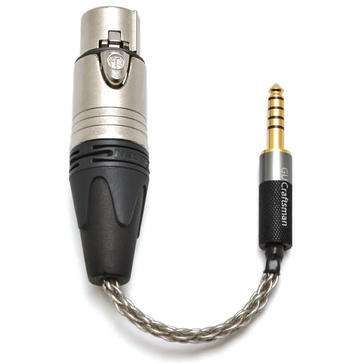 GUCraftsman  4pin XLR Female  to 4.4mm Male Adapter