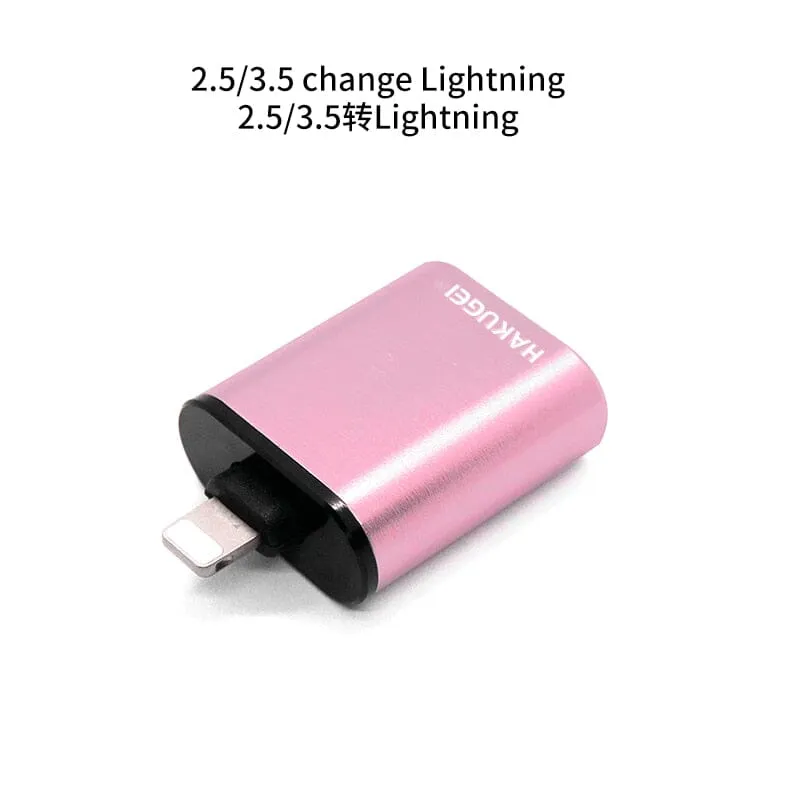 HAKUGEI HiFi Apple Android Adapter Type-C / Lightning to 2.5mm & 3.5mm