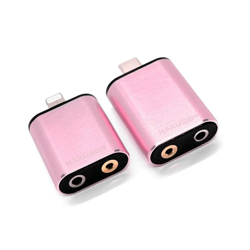 HAKUGEI HiFi Apple Android Adapter Type-C / Lightning to 2.5mm & 3.5mm