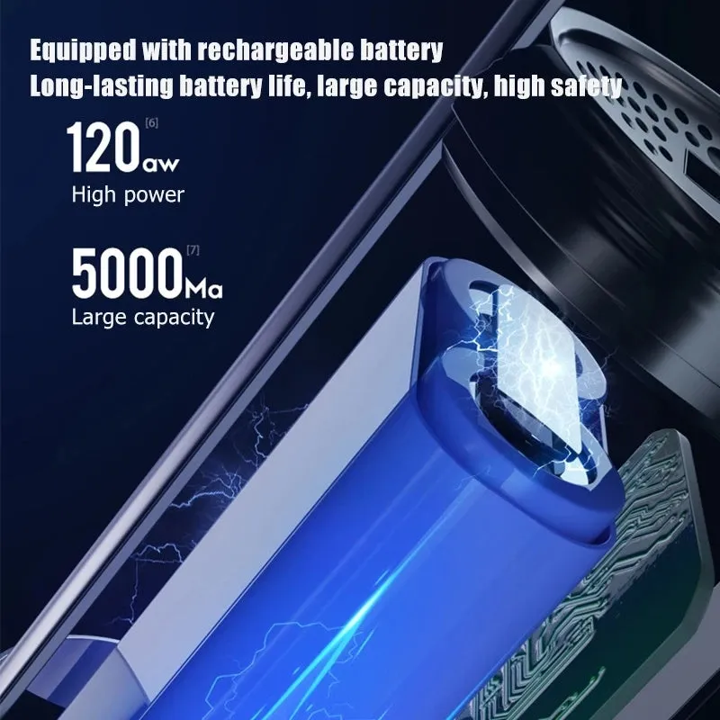 High Power Wireless Rechargeable Car Vacuum Cleaner