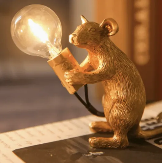 Homerely Gold Mice Night Light