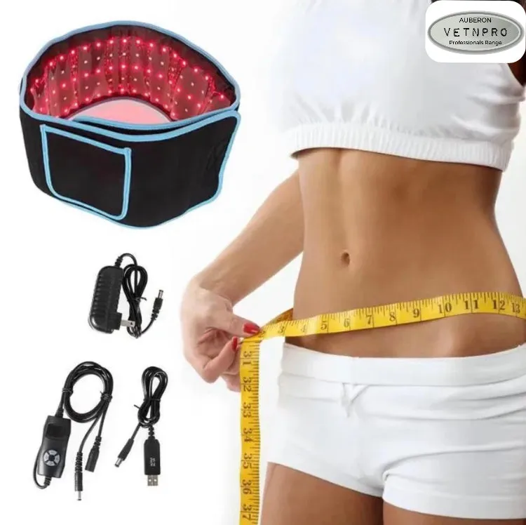 Human Infrared Red Light Therapy Waist Belt Pad Wrap Back Vital Organs Musculoskeletal Pain Relief Healing Rehab Recovery Weightloss Multipurpose Wrap