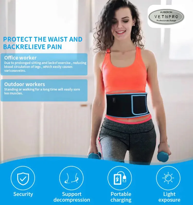 Human Infrared Red Light Therapy Waist Belt Pad Wrap Back Vital Organs Musculoskeletal Pain Relief Healing Rehab Recovery Weightloss Multipurpose Wrap