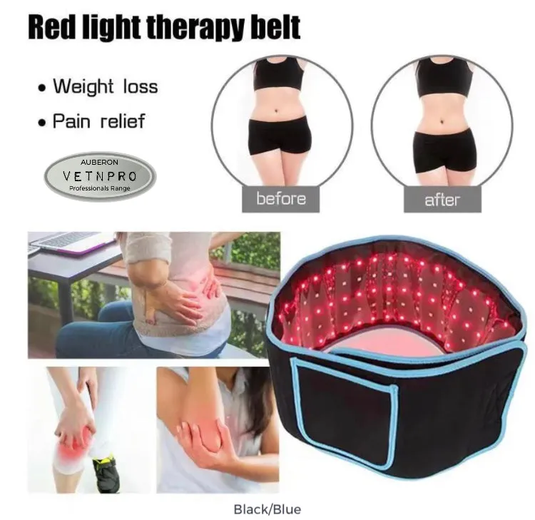 Human Infrared Red Light Therapy Waist Belt Pad Wrap Back Vital Organs Musculoskeletal Pain Relief Healing Rehab Recovery Weightloss Multipurpose Wrap