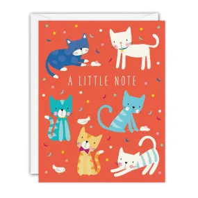 James Ellis Notecard Mini Pack 5pk - Cats
