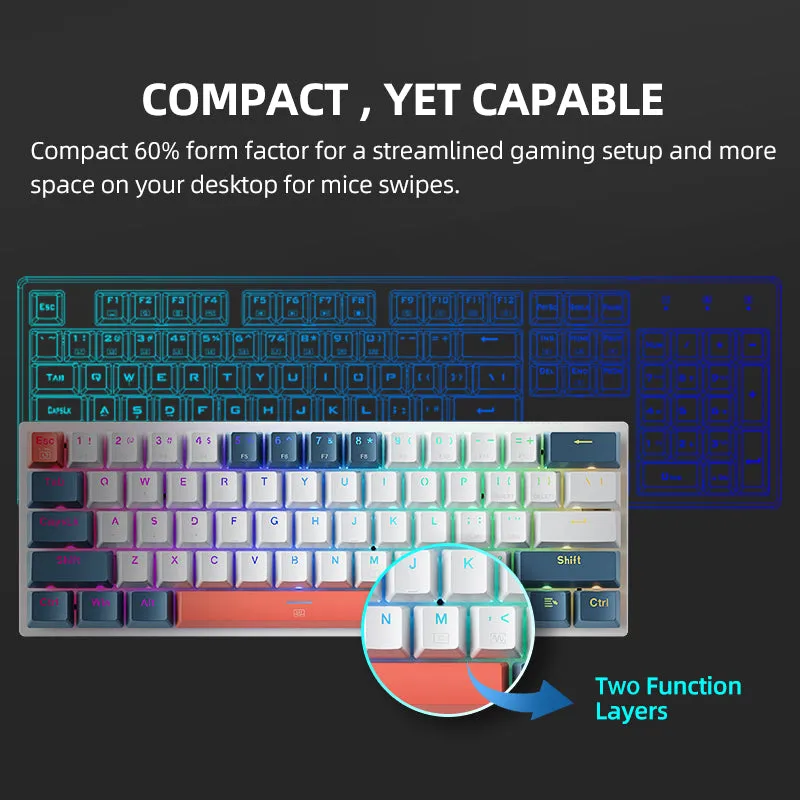 Wired Mechanical Keyboard - K500-B61: Enhanced Performance and Durability