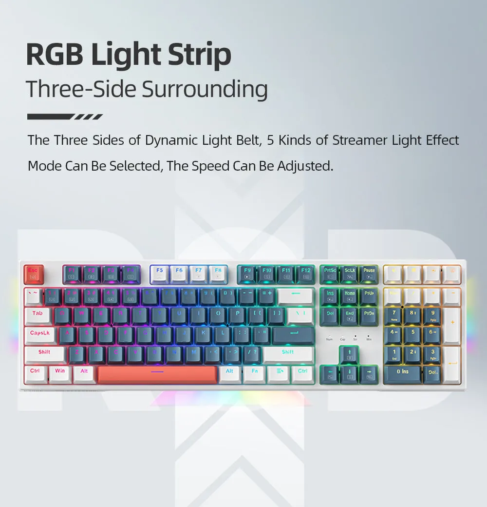 Certainly! Here’s an optimized title for the K500E-B108 Wired Mechanical Keyboard:

Gaming-Grade K500E-B108 Wired Mechanical Keyboard with RGB Backlighting and High-Precision Switches 

This title highlights key features such as its suitability for gaming, wired connectivity, mechanical switch type, and RGB lighting, appealing to potential buyers looking for performance and aesthetics.