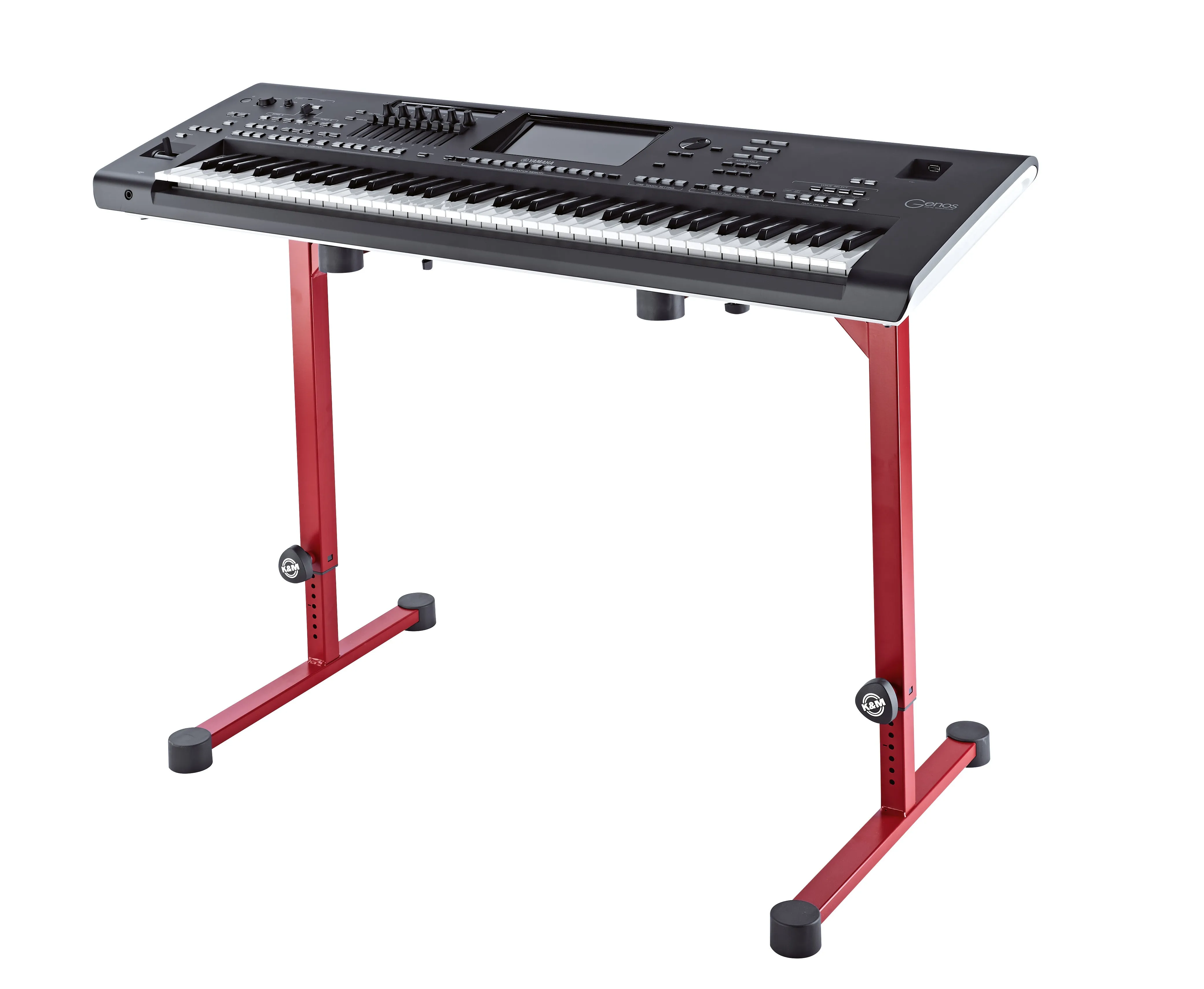 K&M Table-style keyboard stand »Omega« - ruby red