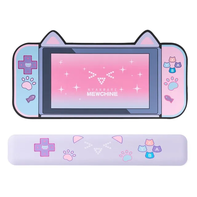 Kawaii Cat Ears Nintendo Switch Mouse Pad
