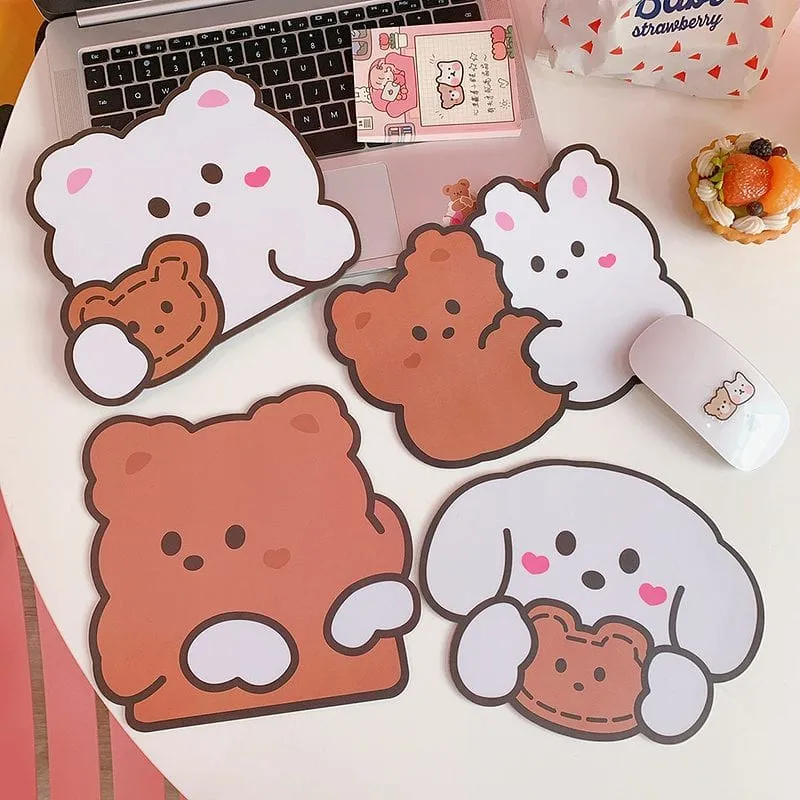 Kawaii Cute Bear Mouse Pad