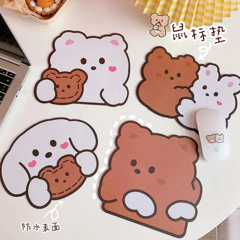 Kawaii Cute Bear Mouse Pad