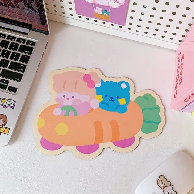 Kawaii Cute Bear Mouse Pad