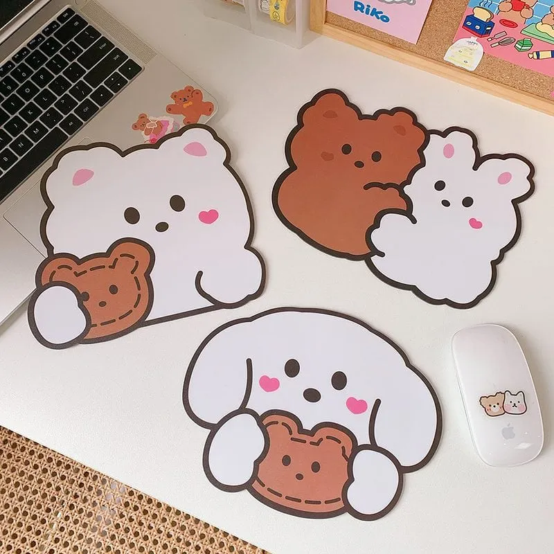 Kawaii Cute Bear Mouse Pad