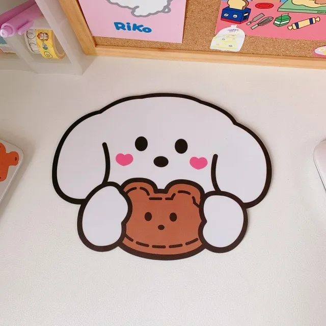 Kawaii Cute Bear Mouse Pad