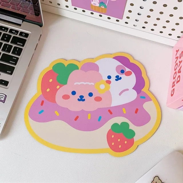 Kawaii Cute Bear Mouse Pad