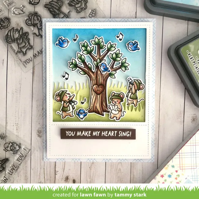 LAWN FAWN: It's a Bird | Coloring Stencil