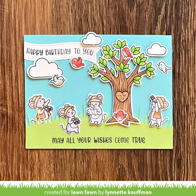 LAWN FAWN: It's a Bird | Coloring Stencil