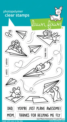 LAWN FAWN: Just Plane Awesome | Stamp