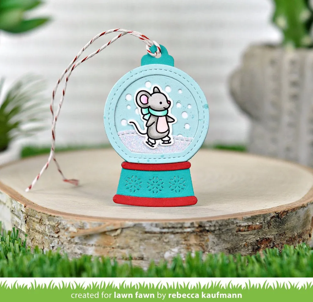 Lawn Fawn-Mice On Ice-Clear Stamp Set