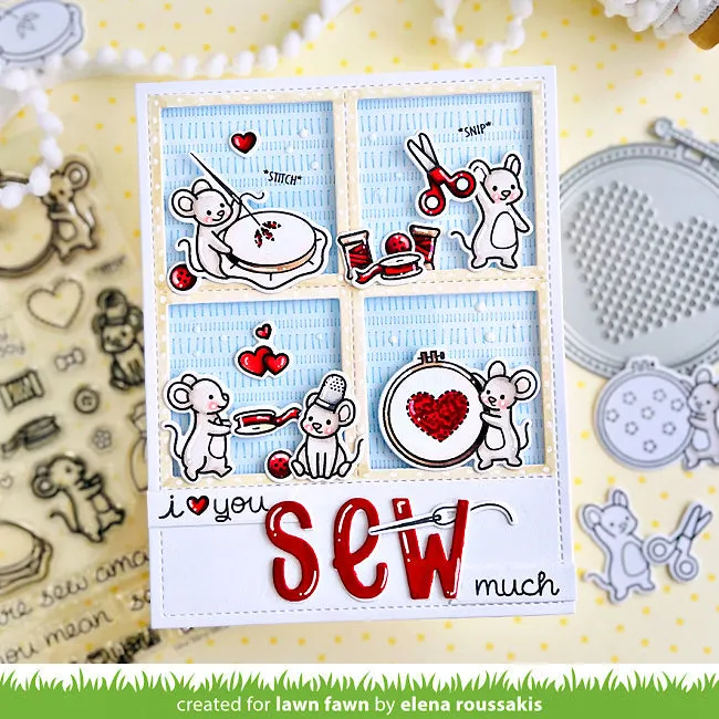 LAWN FAWN: Sew Very Mice | Lawn Cuts Die