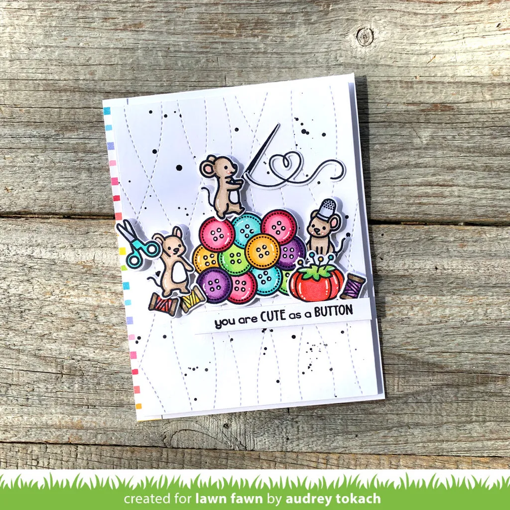 LAWN FAWN: Sew Very Mice | Stamp