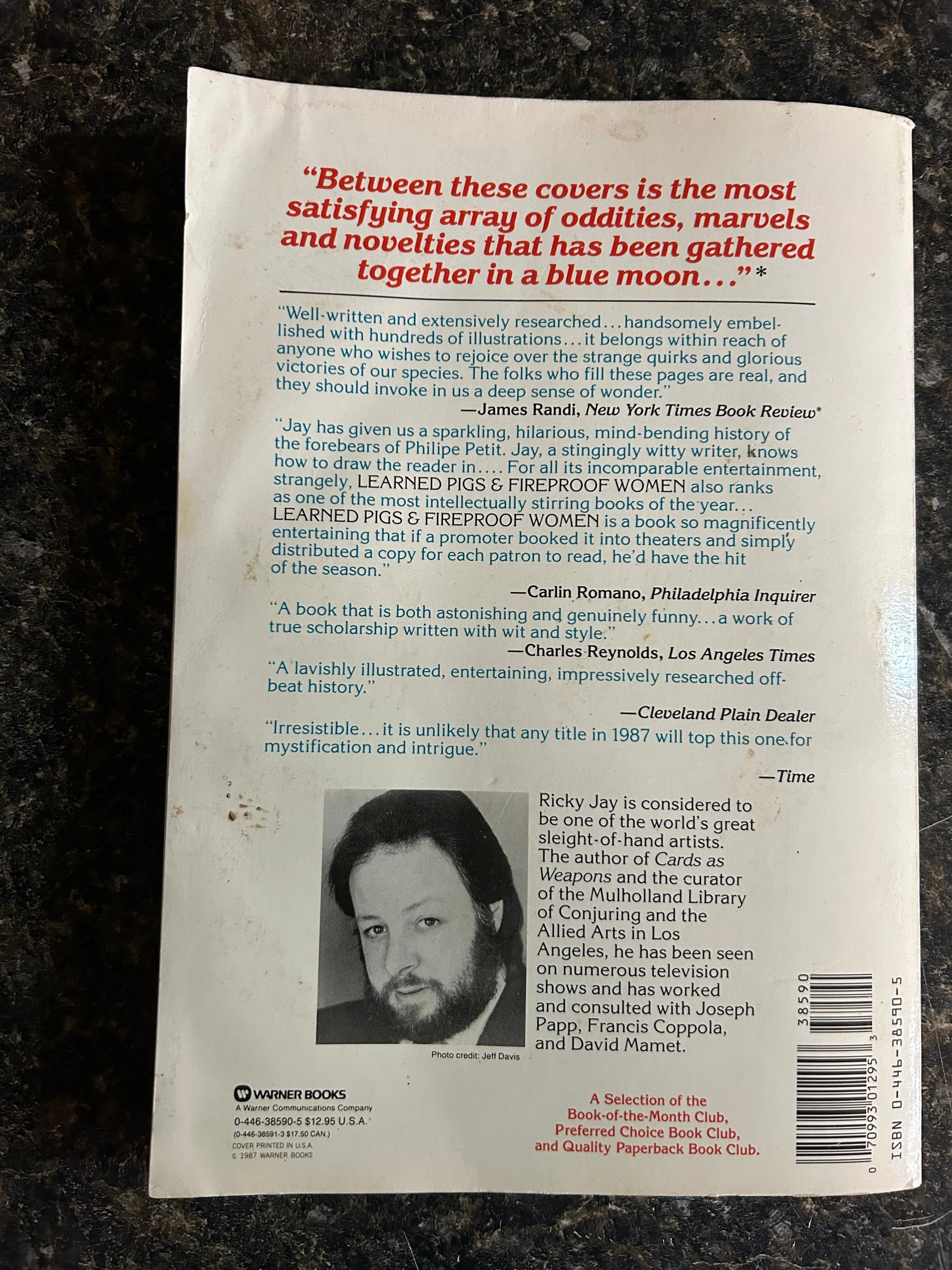 Learned Pigs & Fireproof Women - Ricky Jay (USED)