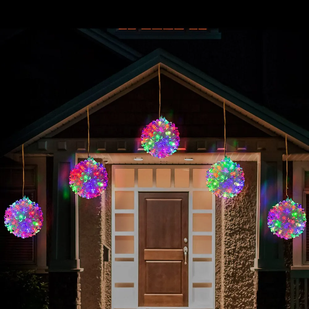 LED Colour Change Petal Balls 5pc (10cm)