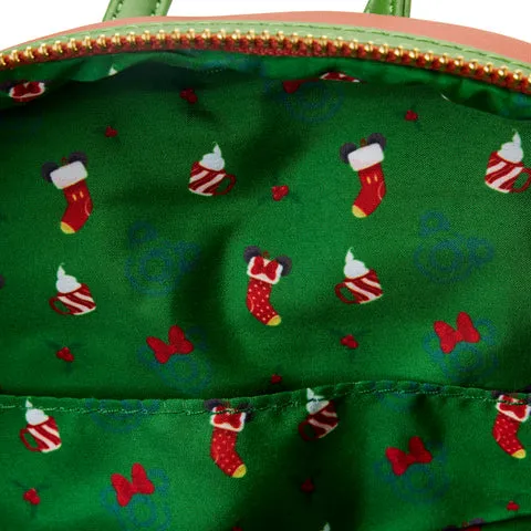 LF Disney Mickey Minnie Hot Cocoa Fireplace Light Up Mini Backpack