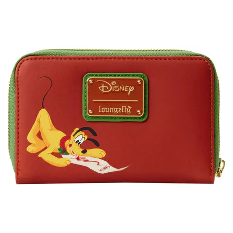 LF Disney Mickey Minnie Hot Cocoa Fireplace ZipAround Wallet